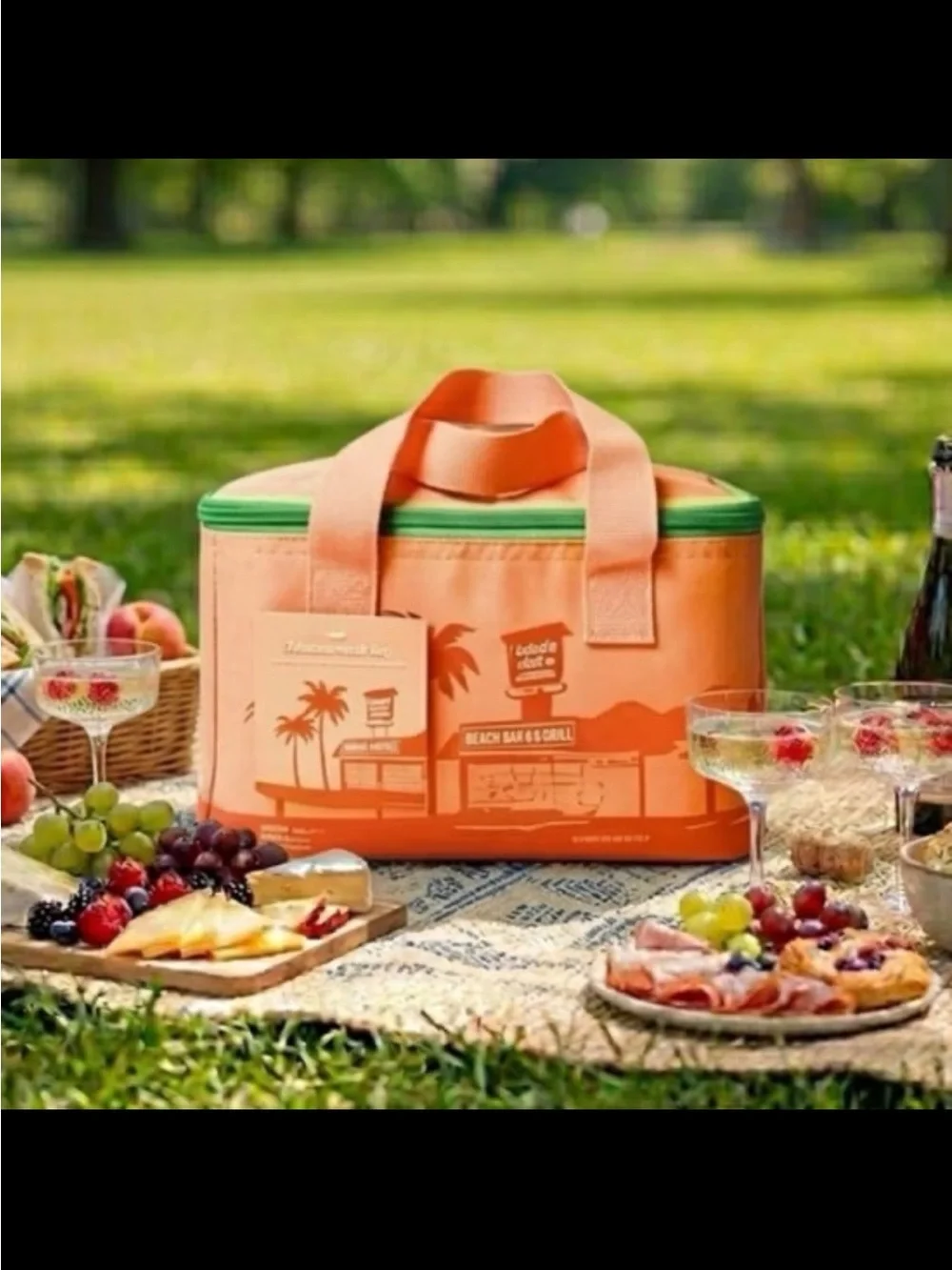 🆕Trader Joe’s Set of 2 Mini Insulated Food Storage Lunch Tote Bag❤️❤️
